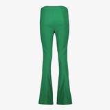 Dames flared pantalon groen