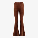 Dames flared broek bruin
