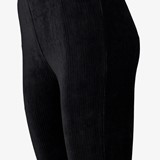 Dames velours flared broek