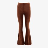 Dames flared broek bruin