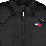 Gewatteerde heren winterjas zwart