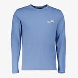 Heren longsleeve shirt lichtblauw