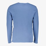 Heren longsleeve shirt lichtblauw