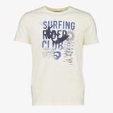 Heren T-shirt wit met surfer