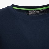 Jongens basic T-shirt blauw