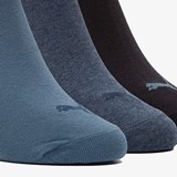 3 paar sneakersokken blauw