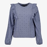 Dames blouse blauw