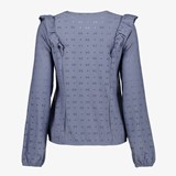 Dames blouse blauw