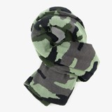 Jongens sjaal met camouflage print