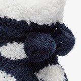 1 paar gevoerde antislip dames huissokken