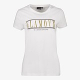 Dames T-shirt met tekst opdruk