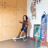 Jongens vest met dierenprint