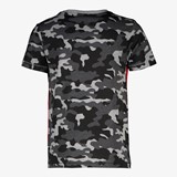 Jongens T-shirt zwart/rood