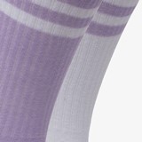 2 paar halfhoge dames sokken lila