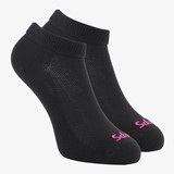 1 paar dames sneakersokken zwart