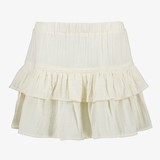 Dames rok wit met ruches