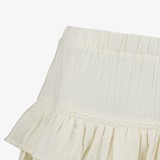 Dames rok wit met ruches