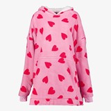 Hoodie blanket roze