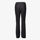 Dames plissé pantalon zwart
