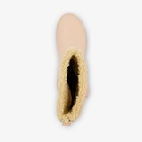 Gevoerde dames regenlaarzen roze