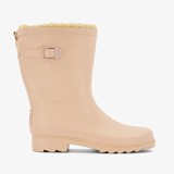 Gevoerde dames regenlaarzen roze