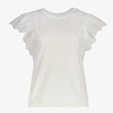 Dames top wit met vlindermouwen