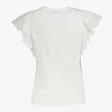 Dames top wit met vlindermouwen