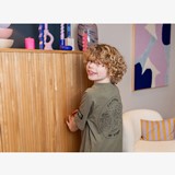 Jongens T-shirt groen met backprint