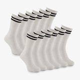 12 paar sportsokken wit