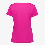 Dames T-shirt fuchsia roze