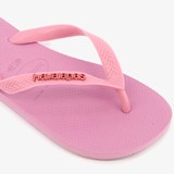 Top Metallic dames teenslippers roze