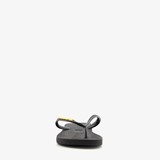 Top Metallic dames teenslippers zwart