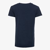 Meisjes basic T-shirt blauw