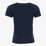 Meisjes basic T-shirt blauw