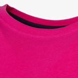 Meisjes basic T-shirt roze