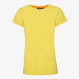 Meisjes basic T-shirt geel