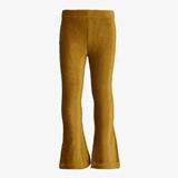Meisjes flared broek velours