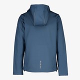 Kinder softshell jas blauw