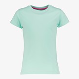 Basic meisjes T-shirts mintgroen