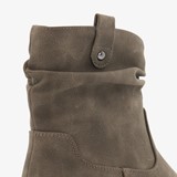 Dames enkellaarsjes taupe