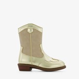 Meisjes western laarzen goud metallic