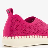 Daisy dames instappers fuchsia roze