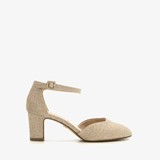Dames pumps goudkleurig