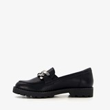 Dames loafers met gesp zwart