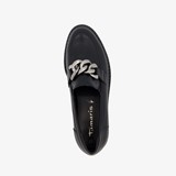 Dames loafers met gesp zwart