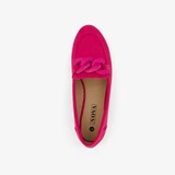 Dames loafers fuchsia roze