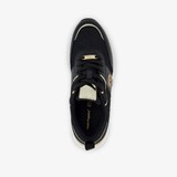 Dames sneakers zwart goud