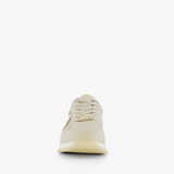 Dames sneakers beige goud