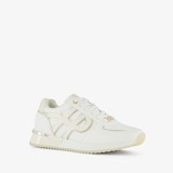 Dames sneakers wit goud