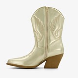 Dames western laarzen goudkleurig